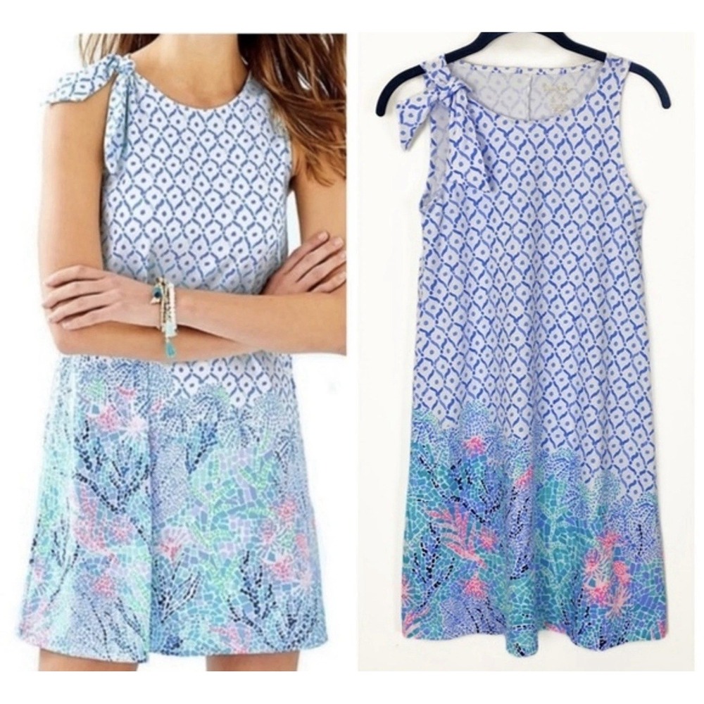 LILLY PULITZER Luella Swing Dress in Sea la‎ Vie Size XS summer Beach tropical